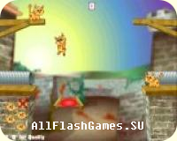 Flash игра Cat-Uac Catapult